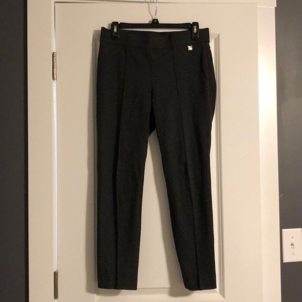 Anne Klein gray ponte pants